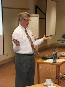 Gary presenting 100315